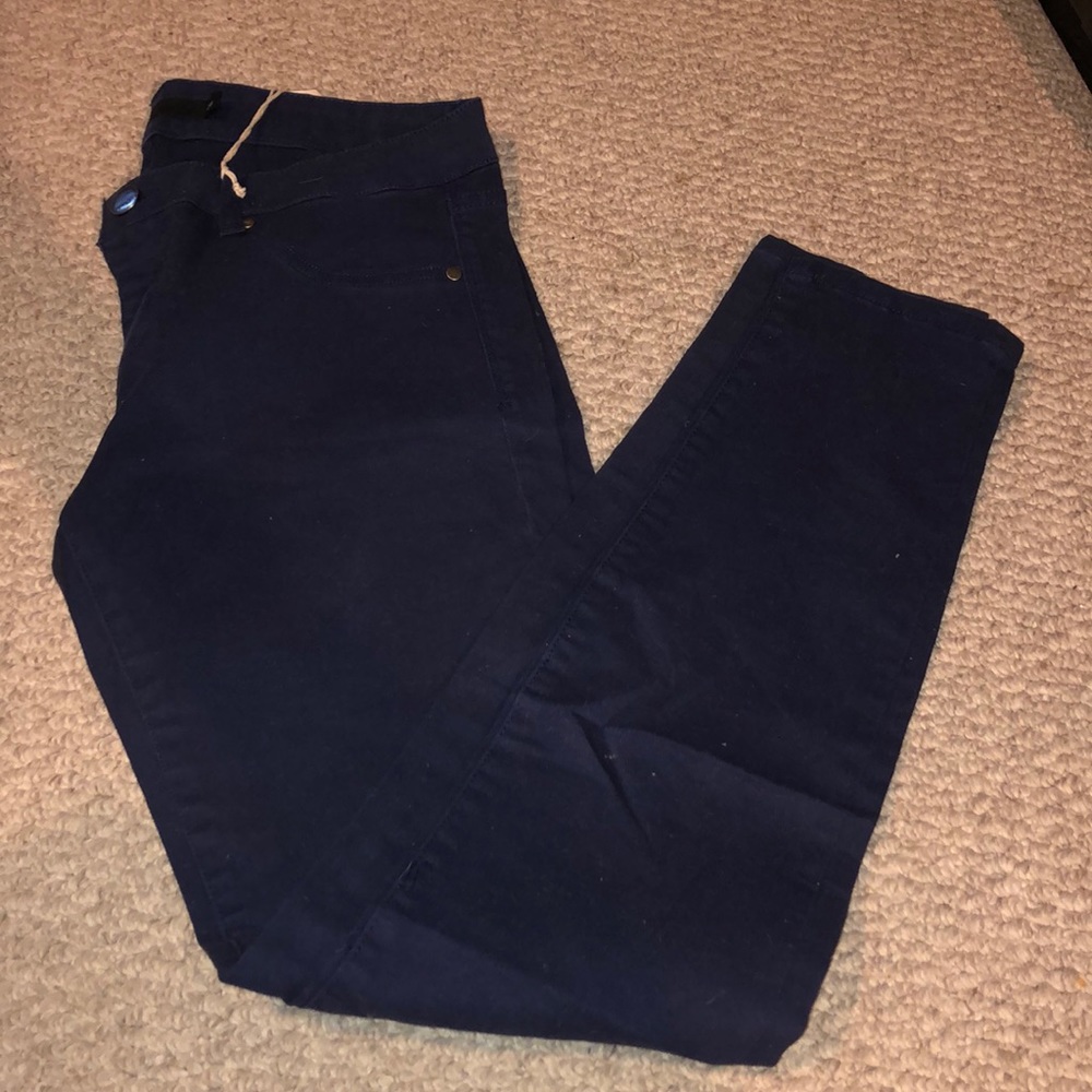 Harper navy skinny pants
